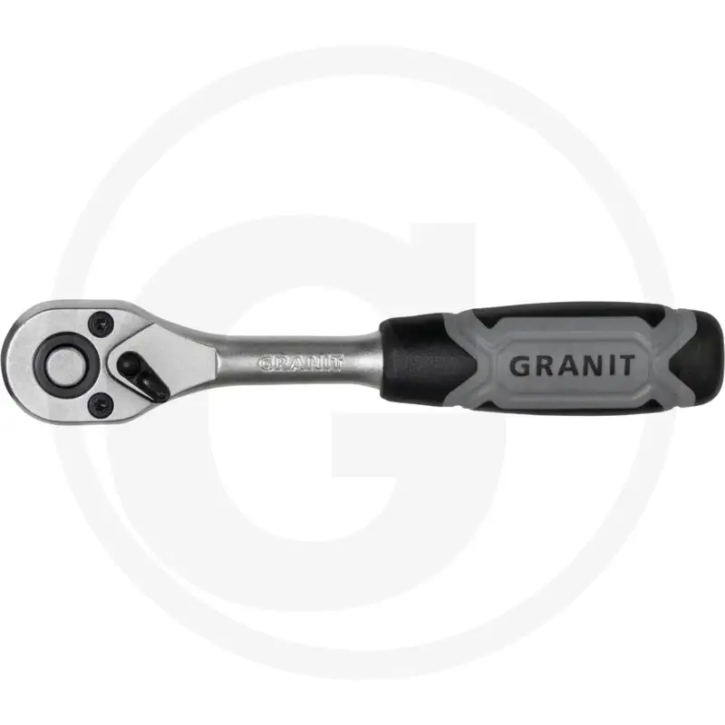 1/4" skralde med omskifter, 72 tænder Granit black edition | Supergod pris