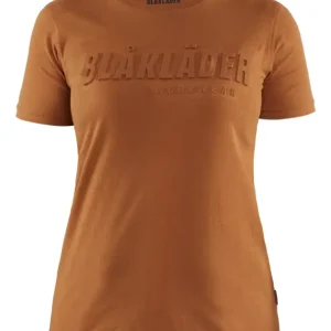 Spar nu - Blåkläder Bomulds T-shirt 3D Dame Rust