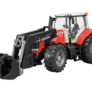 Bruder 03047 Massey Ferguson 7624 traktor med frontlæsser | Supergod pris