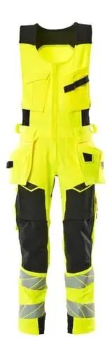 Mascot Helbukser 19069 Hi-Vis gul/sort strækstof 82C68 | Sidste chance