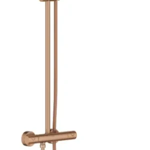 Kun kort tid | GROHE Euphoria 310 brusesystem termostat børstet Warm Sunset