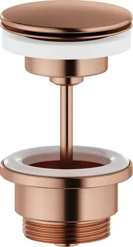 Damixa bundventil "altid åben" 63mm børstet kobber PVD - Udsalg