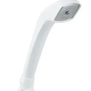 Bestil nemt | Damixa Perlespray håndbruser u/flange, m/bøjning, tap G 1/2", hvid