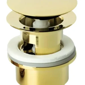 Damixa click-bundventil komplet diameter 63mm pol messing PVD | Mest solgt