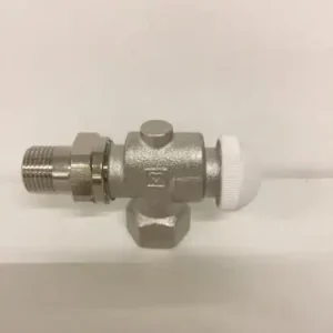 Spar nu - Herz TS-90 radiatorventil 1/2" omvendt vinkelløbende forniklet