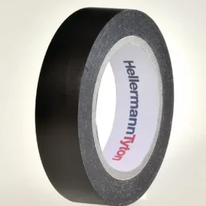 Bedste pris - Hellermanntyton HelaTape Flex 1000+ Elektrikertape 19mmx20m Sort