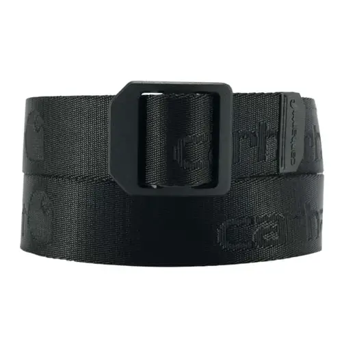 Carhartt Bælte A0005768 Slidstærk Nylon Sort L/38'' lavprofil - Bestil nu