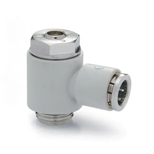 Begrænset antal - Camozzi Automation Flowreguleringsventil PSCO 604-1/8-6, bidirektionel