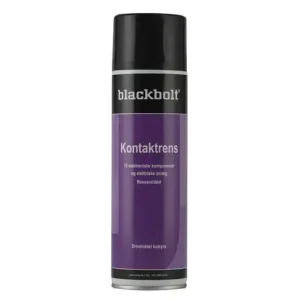 Meget populær - Blackbolt Kontaktrens spray 500 ml til elektronik, affedtende