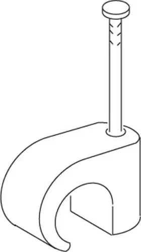 Begrænset lager - Thorsman Clips TC rund hvid 14-20mm, 35mm hærdet nål