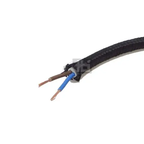 Anbefalet valg | Teknisk Belysnings Industri H03VV-F 2x0,75 PVC sort 25m