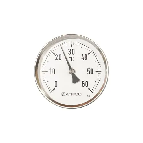 Erik Færgemann Skivetermometer 0-120 grader C diameter 63 | Superpris