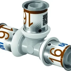 Bedste pris - Uponor S-Press Plus T-stykke 32 mm PPSU gulvvarme/brugsvand