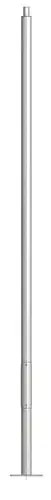 Nipa Cylindrisk mast 5m, diam. 108/60mm, varmforzinket, nedgravning | Ekspreslevering