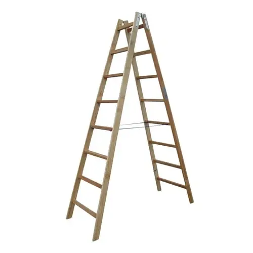 Materielhuset Wienerstige Træ Proff 2,24m 2x8 trin, 150 kg | Særtilbud