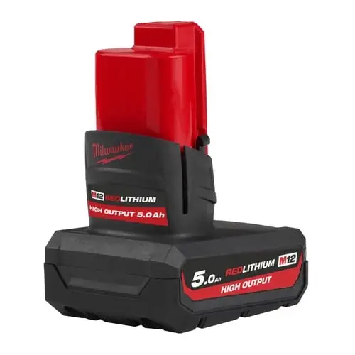 Bestil direkte | Milwaukee M12 HB5 REDLITHIUM HIGH OUTPUT akku batteri 12V 5,0Ah