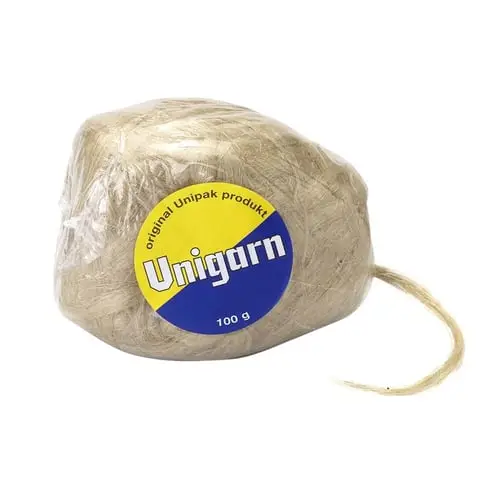 Unipak Heglet hør pakgarn til tætning af gevind á 100 gr - Kundernes valg