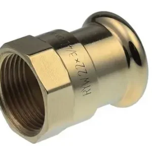 Meget populær - VSH Overgangsmuffe Xpress 22mm x 1" kobber m. EPDM o-ring