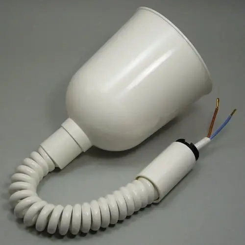 Rabat | Teknisk Belysnings Industri Spiralhejs 2X0,75 1,8m 5kg hvid
