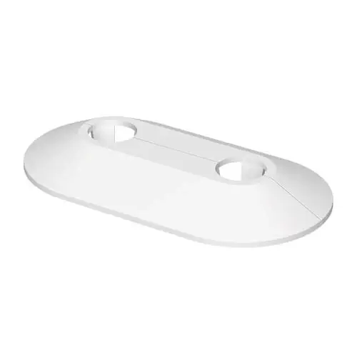 Flamco Flexcon Plastroset RVD, hvid, 2-delt, 16 mm, C/C 50 mm | Nyhed