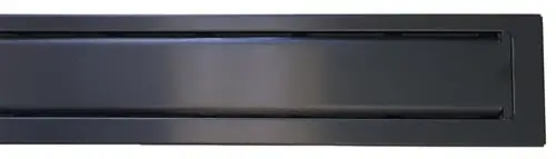Køb nu | Purus Line designafløb ramme/rist, PVD sort RF 304, 800 mm
