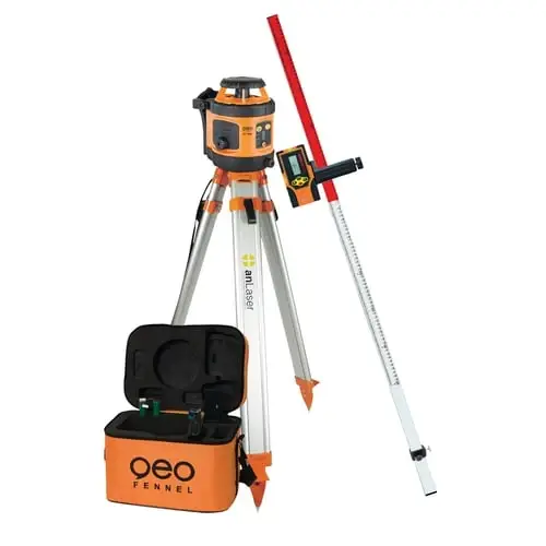 Sikker betaling - Geo-Fennel Rotationslaser FL 190 A selvnivellerende med NiMH