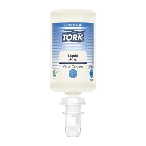 Kun kort tid - Tork Flydende Industrisæbe S4 1000ml, uden farve/parfume