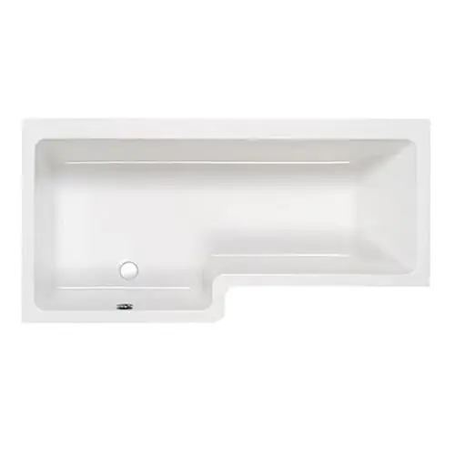 S&F Quantum brusebadekar indbygning 1700x700/850mm venstre - Bestil nemt