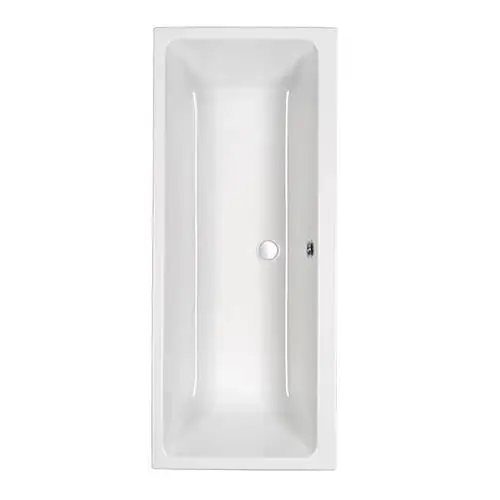 S&F Quantum badekar 1700x700 mm hvid akryl til indbygning - Ekspreslevering