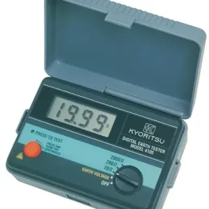 Kyoritsu Jordmodstandsmåler 4105, 0-2000 Ohm, IP 54, 0-200 VAC | Få tilbage