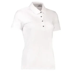 Helt ny - Seven Seas S610 dame poloshirt, interlock bomuld, hvid, 2XL
