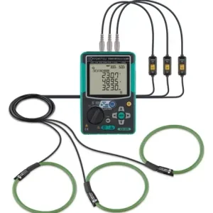 Eftertragtet - Kyoritsu 6305 Netanalysator m/ 3x1000A flex-tænger CAT III 600V