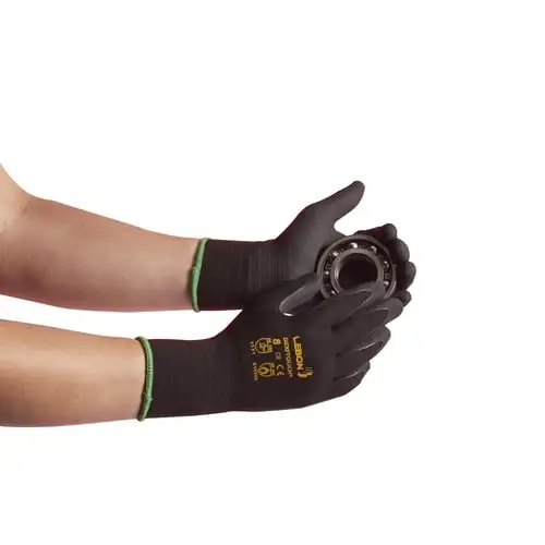 Kundernes favorit - Lebon DEXITOUCH monteringshandske str. 6/XS, sort nylon