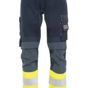 Mest solgt - Tranemo Bukser 632281 flammehæmmende stretch Gul/Marine C52