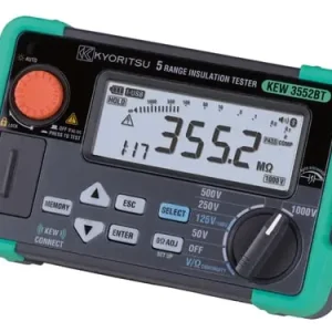 Kyoritsu 3552BT Isolationstester med 0,5 sek test og 600V | Netop kommet