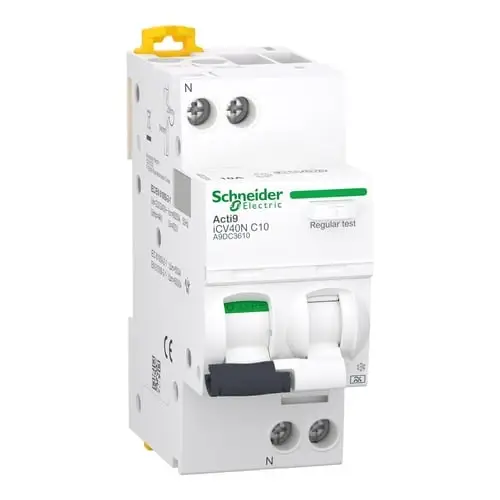 Bedst sælgende - Schneider Electric Acti9 iCV40N Kombiafbryder 1P+N 10A 30mA 36mm