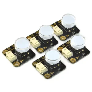 LED Button x 5 Pack, Multi-Color, Gravity Interface - Topkvalitet
