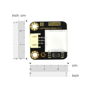 Premium kvalitet - LED Switch, White, Self-Lock, 3.3-5V, Multi-Color
