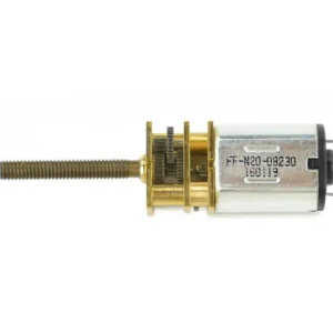 Micro Metal DC Geared Motor, 6V 98RPM, M3*20, with Lead Screw | På lager