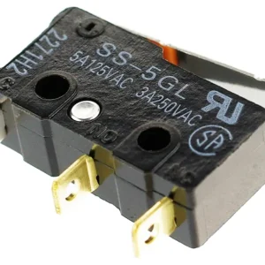 Microswitch, 5A/250V, Hinge Lever, -25C to 85C | Bestseller