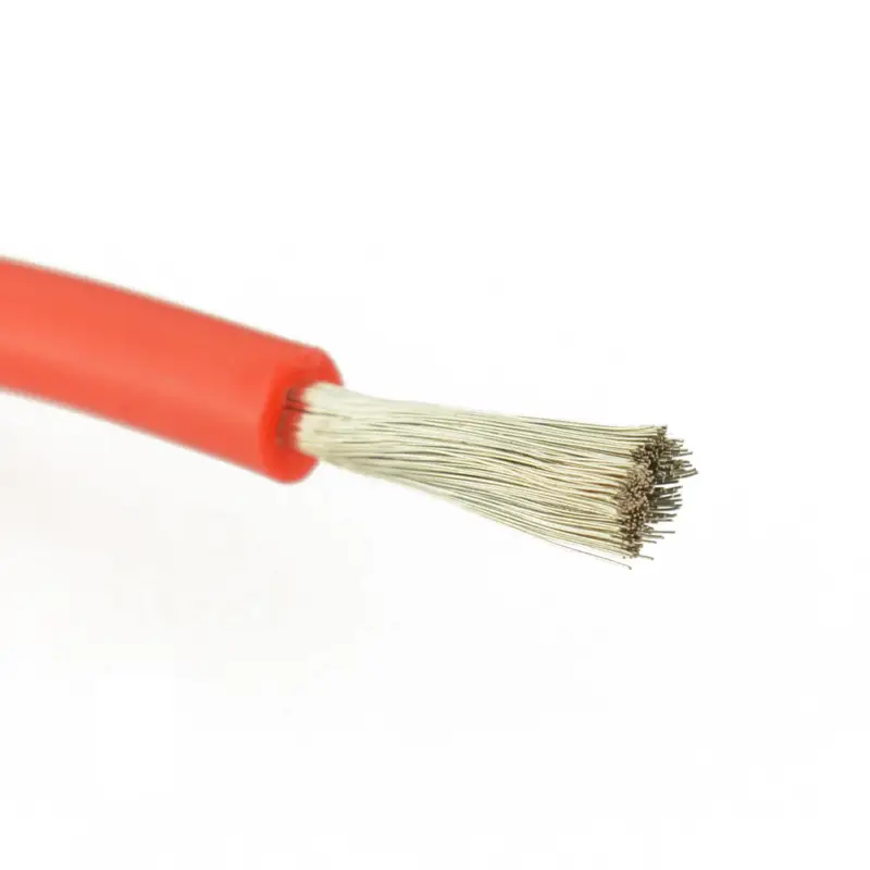 Kun kort tid | Silicone Wire 14AWG 2.5 mm2 1m, High Temperature Resistant, Red, Black